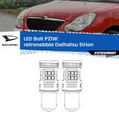 0 Retronebbia LED Daihatsu Sirion 2005 - 2008: P21W Bolt P21W: LED Bolt Rossi (Coppia)