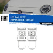 0 Retronebbia LED Fiat 500 2007 - 2014: P21W Bolt P21W: LED Bolt Rossi (Coppia)