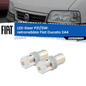 0 Retronebbia LED Fiat Ducato 244 2002 - 2006: P21/5W Gear P21/5W: Lampadine LED Rosse Gear