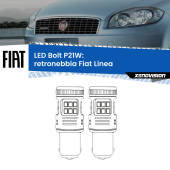 0 Retronebbia LED Fiat Linea  2007 - 2018: P21W Bolt P21W: LED Bolt Rossi (Coppia)