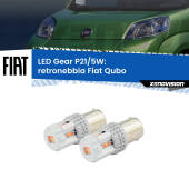 0 Retronebbia LED Fiat Qubo 2008 - 2021: P21/5W Gear P21/5W: Lampadine LED Rosse Gear