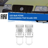 0 Retronebbia LED Fiat Scudo 220 1996 - 2006: P21W Bolt P21W: LED Bolt Rossi (Coppia)
