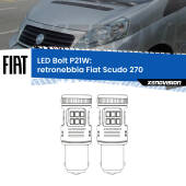 0 Retronebbia LED Fiat Scudo 270 2007 - 2016: P21W Bolt P21W: LED Bolt Rossi (Coppia)