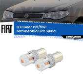 0 Retronebbia LED Fiat Siena 1996 - 2012: P21/5W Gear P21/5W: Lampadine LED Rosse Gear