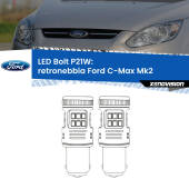 0 Retronebbia LED Ford C-Max Mk2 2011 - 2019: P21W Bolt P21W: LED Bolt Rossi (Coppia)