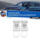 0 Retronebbia LED Ford usa Explorer U2 1995 - 2001: P21W Bolt P21W: LED Bolt Rossi (Coppia)