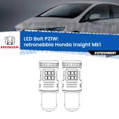 0 Retronebbia LED Honda Insight Mk1 2000 - 2006: P21W Bolt P21W: LED Bolt Rossi (Coppia)