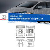 0 Retronebbia LED Honda Insight Mk2 2009 - 2017: T20 Bolt T20: LED Bolt Rossi (Coppia)