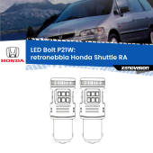 0 Retronebbia LED Honda Shuttle RA 1994 - 2004: P21W Bolt P21W: LED Bolt Rossi (Coppia)