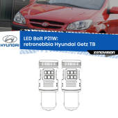 0 Retronebbia LED Hyundai Getz TB 2002 - 2009: P21W Bolt P21W: LED Bolt Rossi (Coppia)