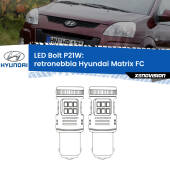 0 Retronebbia LED Hyundai Matrix FC 2001 - 2010: P21W Bolt P21W: LED Bolt Rossi (Coppia)