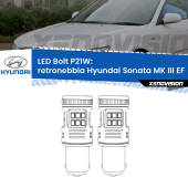 0 Retronebbia LED Hyundai Sonata MK III EF 1998 - 2004: P21W Bolt P21W: LED Bolt Rossi (Coppia)