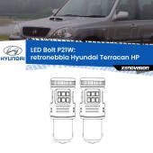 0 Retronebbia LED Hyundai Terracan HP 2001 - 2006: P21W Bolt P21W: LED Bolt Rossi (Coppia)