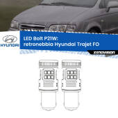 0 Retronebbia LED Hyundai Trajet FO 2000 - 2008: P21W Bolt P21W: LED Bolt Rossi (Coppia)
