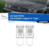 0 Retronebbia LED Jaguar X-Type  2001 - 2009: P21W Bolt P21W: LED Bolt Rossi (Coppia)