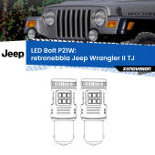 0 Retronebbia LED Jeep Wrangler II TJ 1996 - 2005: P21W Bolt P21W: LED Bolt Rossi (Coppia)