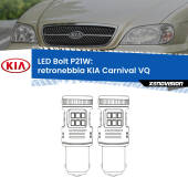 0 Retronebbia LED KIA Carnival VQ 2005 - 2013: P21W Bolt P21W: LED Bolt Rossi (Coppia)