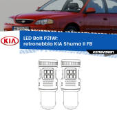 0 Retronebbia LED KIA Shuma II FB 2001 - 2004: P21W Bolt P21W: LED Bolt Rossi (Coppia)