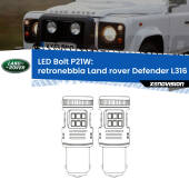 0 Retronebbia LED Land rover Defender L316 1998 - 2016: P21W Bolt P21W: LED Bolt Rossi (Coppia)