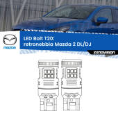0 Retronebbia LED Mazda 2 DL/DJ 2014 - 2018: T20 Bolt T20: LED Bolt Rossi (Coppia)