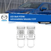 0 Retronebbia LED Mazda 2 DY 2003 - 2007: P21W Bolt P21W: LED Bolt Rossi (Coppia)