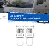 0 Retronebbia LED Mercedes 100 631 1988 - 1996: P21W Bolt P21W: LED Bolt Rossi (Coppia)