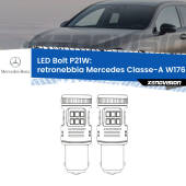 0 Retronebbia LED Mercedes Classe-A W176 2016 - 2018: P21W Bolt P21W: LED Bolt Rossi (Coppia)