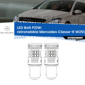 0 Retronebbia LED Mercedes Classe-R W251, V251 2006 - 2014: P21W Bolt P21W: LED Bolt Rossi (Coppia)