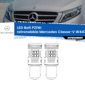 0 Retronebbia LED Mercedes Classe-V W447 2014 in poi: P21W Bolt P21W: LED Bolt Rossi (Coppia)