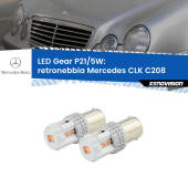 0 Retronebbia LED Mercedes CLK C208 1997 - 2002: P21/5W Gear P21/5W: Lampadine LED Rosse Gear