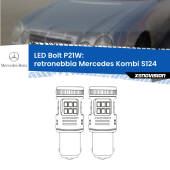 0 Retronebbia LED Mercedes Kombi S124 1985 - 1993: P21W Bolt P21W: LED Bolt Rossi (Coppia)