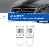 0 Retronebbia LED Mercedes Vito W447 2014 in poi: P21W Bolt P21W: LED Bolt Rossi (Coppia)