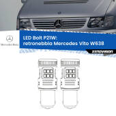 0 Retronebbia LED Mercedes Vito W638 1996 - 2003: P21W Bolt P21W: LED Bolt Rossi (Coppia)