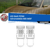 0 Retronebbia LED MG MGF  1995 - 2002: P21W Bolt P21W: LED Bolt Rossi (Coppia)