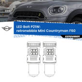 0 Retronebbia LED Mini Countryman F60 2016 - 2019: P21W Bolt P21W: LED Bolt Rossi (Coppia)