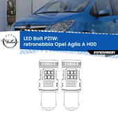 0 Retronebbia LED Opel Agila A H00 2000 - 2007: P21W Bolt P21W: LED Bolt Rossi (Coppia)