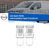 0 Retronebbia LED Opel Combo B  1994 - 2001: P21W Bolt P21W: LED Bolt Rossi (Coppia)