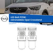 0 Retronebbia LED Opel Crossland  2017 in poi: P21W Bolt P21W: LED Bolt Rossi (Coppia)