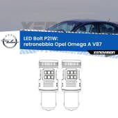 0 Retronebbia LED Opel Omega A V87 1986 - 1994: P21W Bolt P21W: LED Bolt Rossi (Coppia)