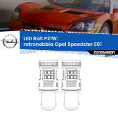 0 Retronebbia LED Opel Speedster E01 2000 - 2006: P21W Bolt P21W: LED Bolt Rossi (Coppia)