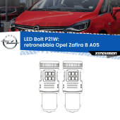 0 Retronebbia LED Opel Zafira B A05 2005 - 2015: P21W Bolt P21W: LED Bolt Rossi (Coppia)