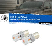 0 Retronebbia LED per Alfa romeo 166  1998 - 2007: P21W Gear P21W: Gear LED Rossi (Coppia)