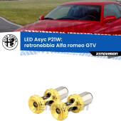 0 Retronebbia LED per Alfa romeo GTV 1995 - 2005: P21W Asyc P21W: LED Asyc Canbus Rosso (Coppia)