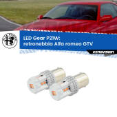 0 Retronebbia LED per Alfa romeo GTV 1995 - 2005: P21W Gear P21W: Gear LED Rossi (Coppia)