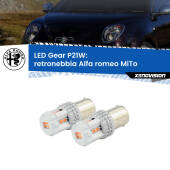 0 Retronebbia LED per Alfa romeo MiTo 2008 - 2018: P21W Gear P21W: Gear LED Rossi (Coppia)