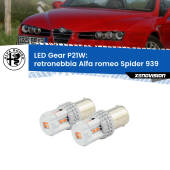 0 Retronebbia LED per Alfa romeo Spider 939 2006 - 2010: P21W Gear P21W: Gear LED Rossi (Coppia)
