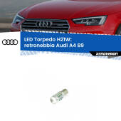 0 Retronebbia LED per Audi A4 B9 2015 - 2019: H21W Torpedo H21W (BAY9S): LED Torpedo Canbus Rosso