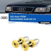 0 Retronebbia LED per Audi A6 C4 1994 - 1997: P21W Asyc P21W: LED Asyc Canbus Rosso (Coppia)