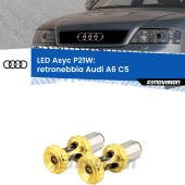 0 Retronebbia LED per Audi A6 C5 1997 - 2004: P21W Asyc P21W: LED Asyc Canbus Rosso (Coppia)
