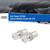 0 Retronebbia LED per Audi A6 C8 2018 in poi: P21W Gear P21W: Gear LED Rossi (Coppia)
